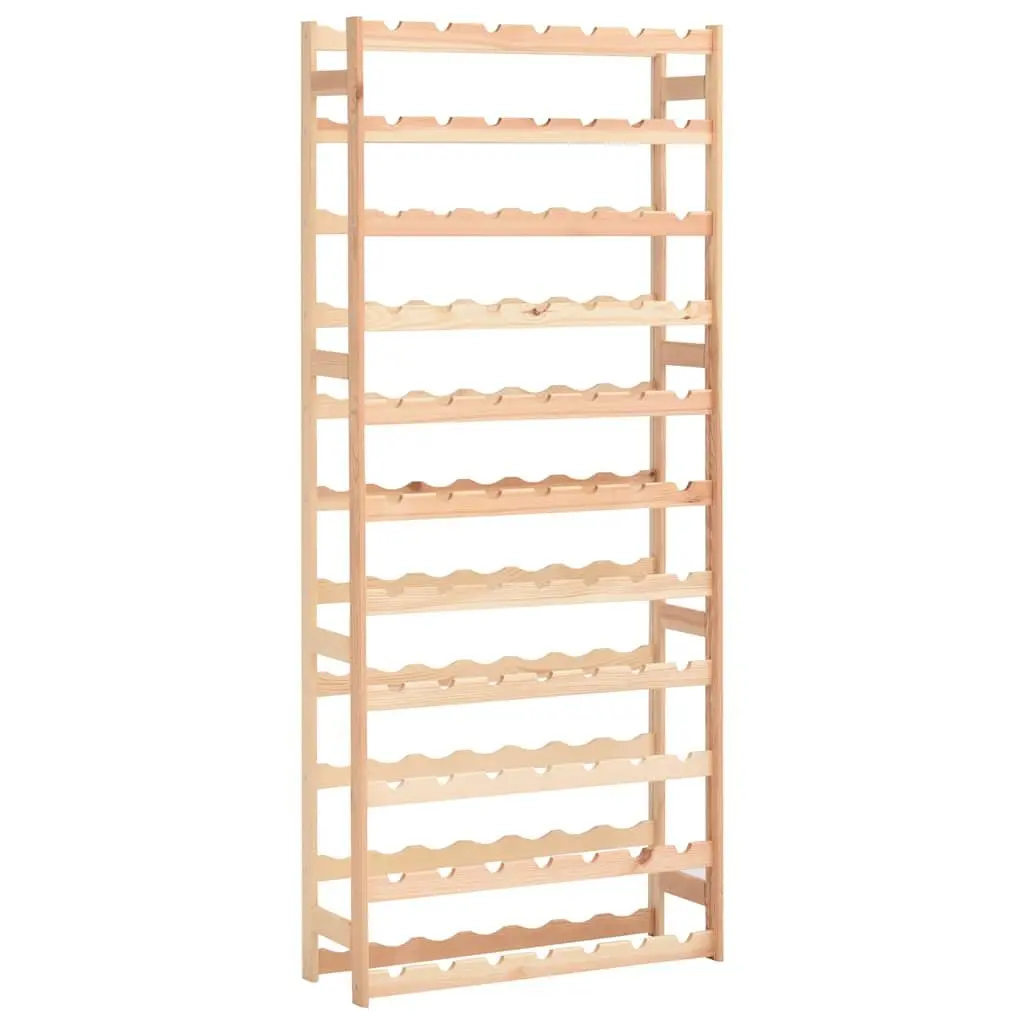 Wine Rack 77 Bottle Solid Wood Storage Display Cabinet Shelf Holder