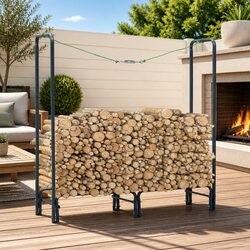 Enhance Your Space with a Durable Firewood Rack