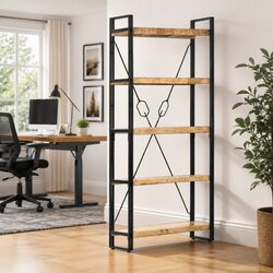 Enhance Your Space with a 5-Tier Bookcase 90x30x180 cm