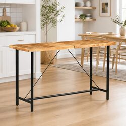 Enhance Your Space with This Stylish Bar Table 180x70x107 cm