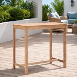Enhance Your Outdoor Space with a Teak Bar Table