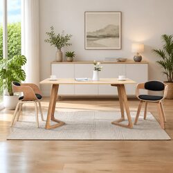 Enhance Your Dining Experience with 2 Bent Wood Chairs