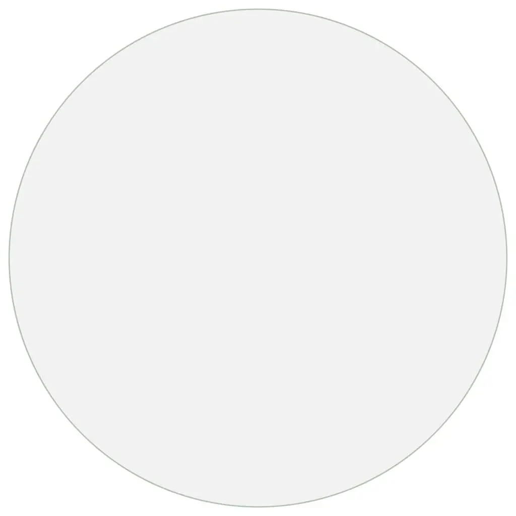Round Table Protector 110 cm Clear PVC Film Waterproof Flexible Cutting