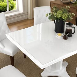 Stylish Rectangle Table Protector 120x90cm - PVC