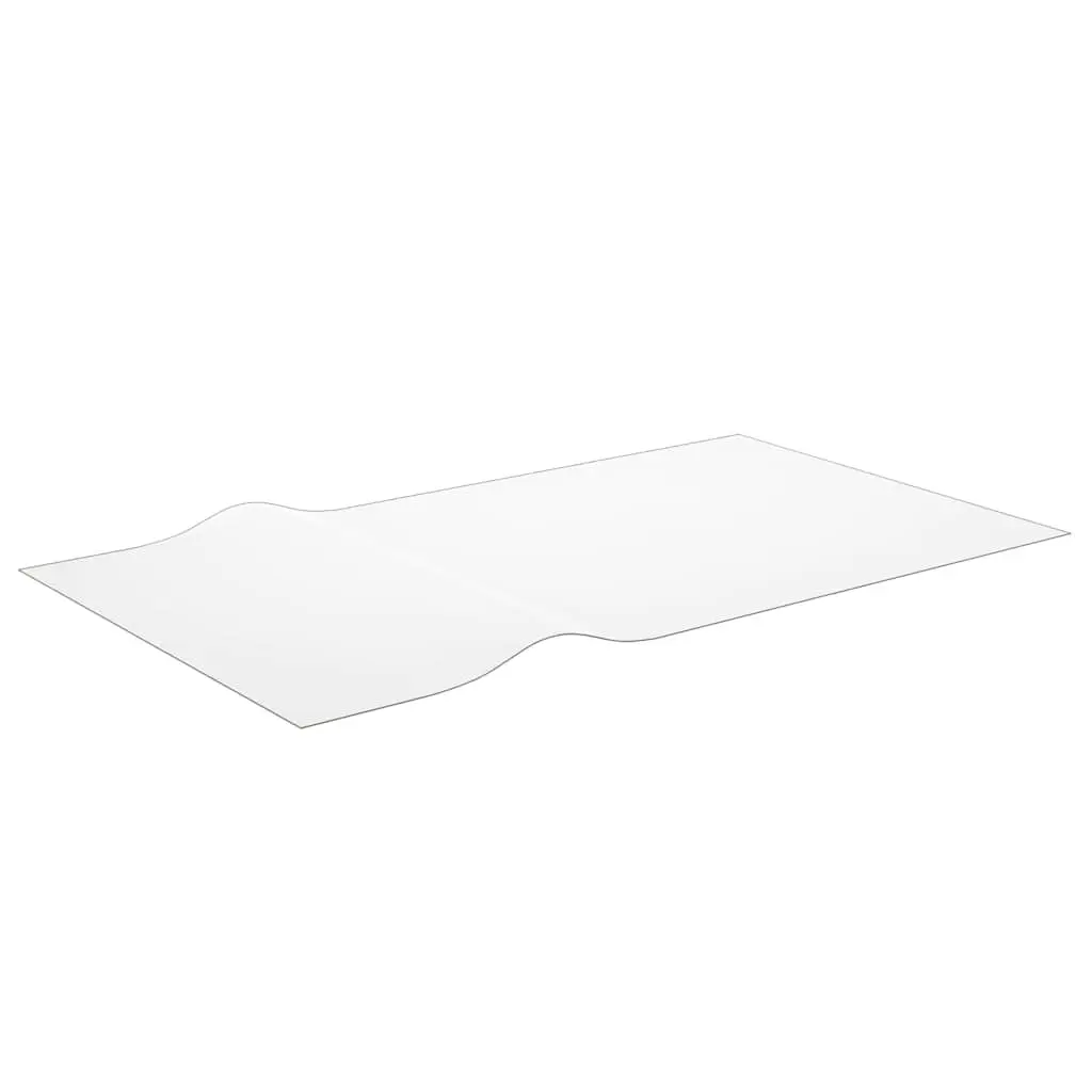 Table Protector Mat 180 x 90 cm Transparent PVC Waterproof for Dining Room