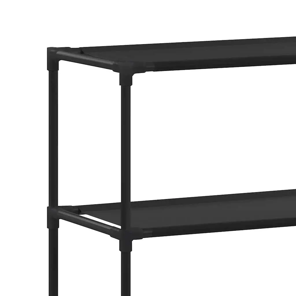Over Toilet Storage Rack 3-Tier Stainless Steel Frame Black