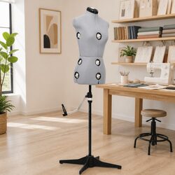 Elevate Your Space with a Grey Adjustable Dress Form S Size