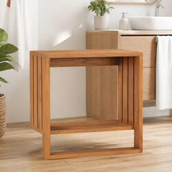 Wall-mounted Towel Rack in Solid Teak Wood for Your Bathroom