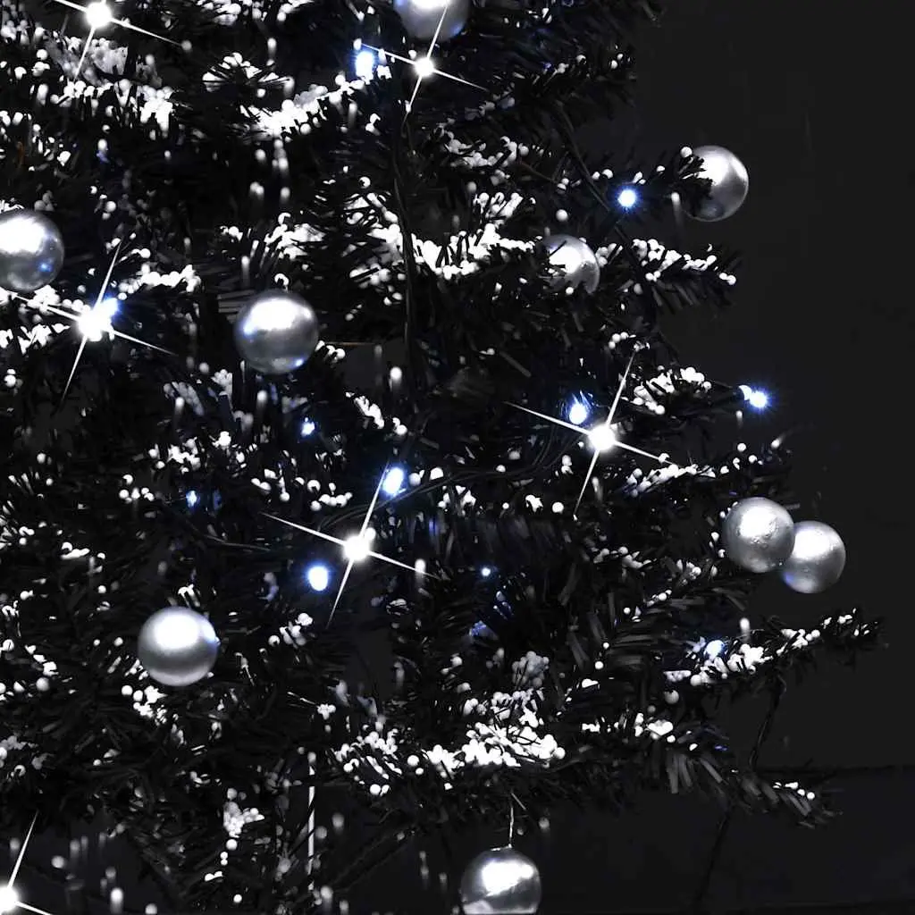 Artificial Christmas Tree 75cm Snowing Effect Integrated Lights Ornaments