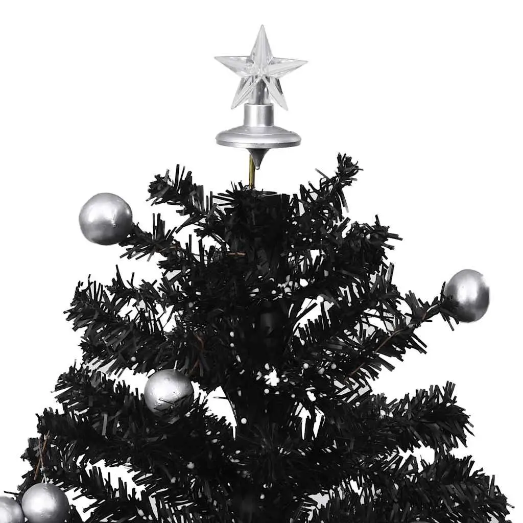 Artificial Christmas Tree 75cm Snowing Effect Integrated Lights Ornaments