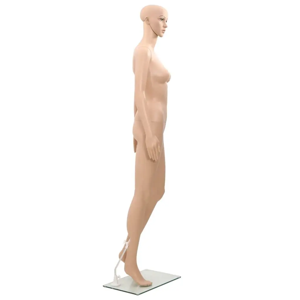 Beige Adjustable 360° Female Mannequin Display Figure for Retail Boutique Shop