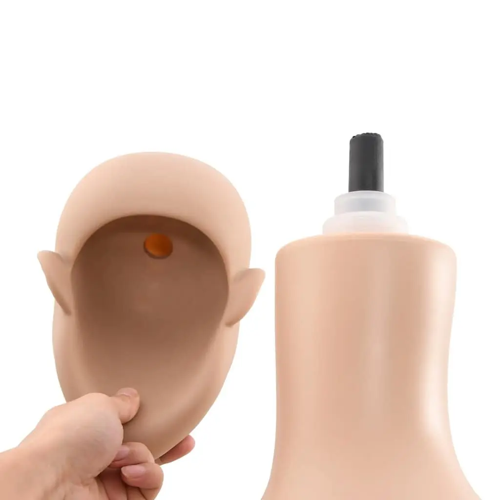 Beige Adjustable 360° Female Mannequin Display Figure for Retail Boutique Shop