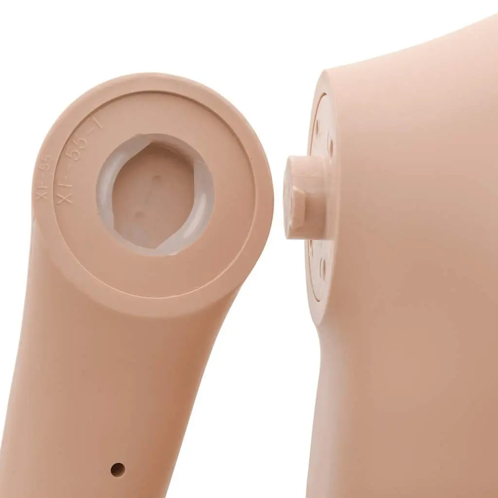 Beige Adjustable 360° Female Mannequin Display Figure for Retail Boutique Shop