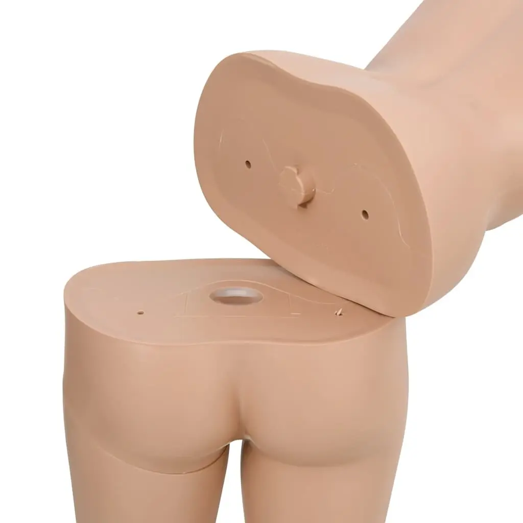 Beige Adjustable 360° Female Mannequin Display Figure for Retail Boutique Shop