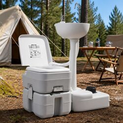 Enhance Your Outdoor Experience with This Camping Toilet Set