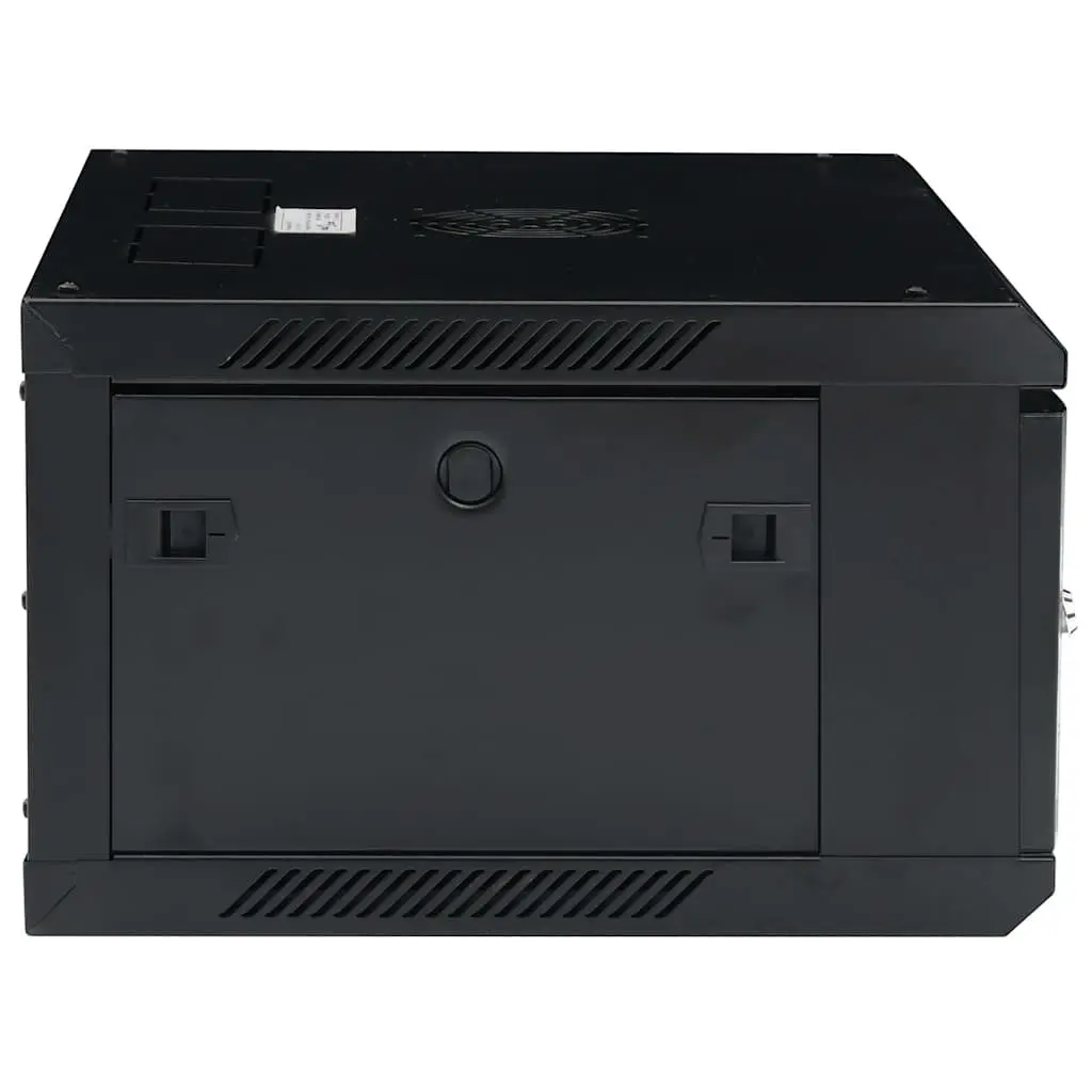 4U Wall Mounted Network Cabinet 19 Inch Rack Mount Server Equipment Storage Lockable Front Door Removable Side Panels