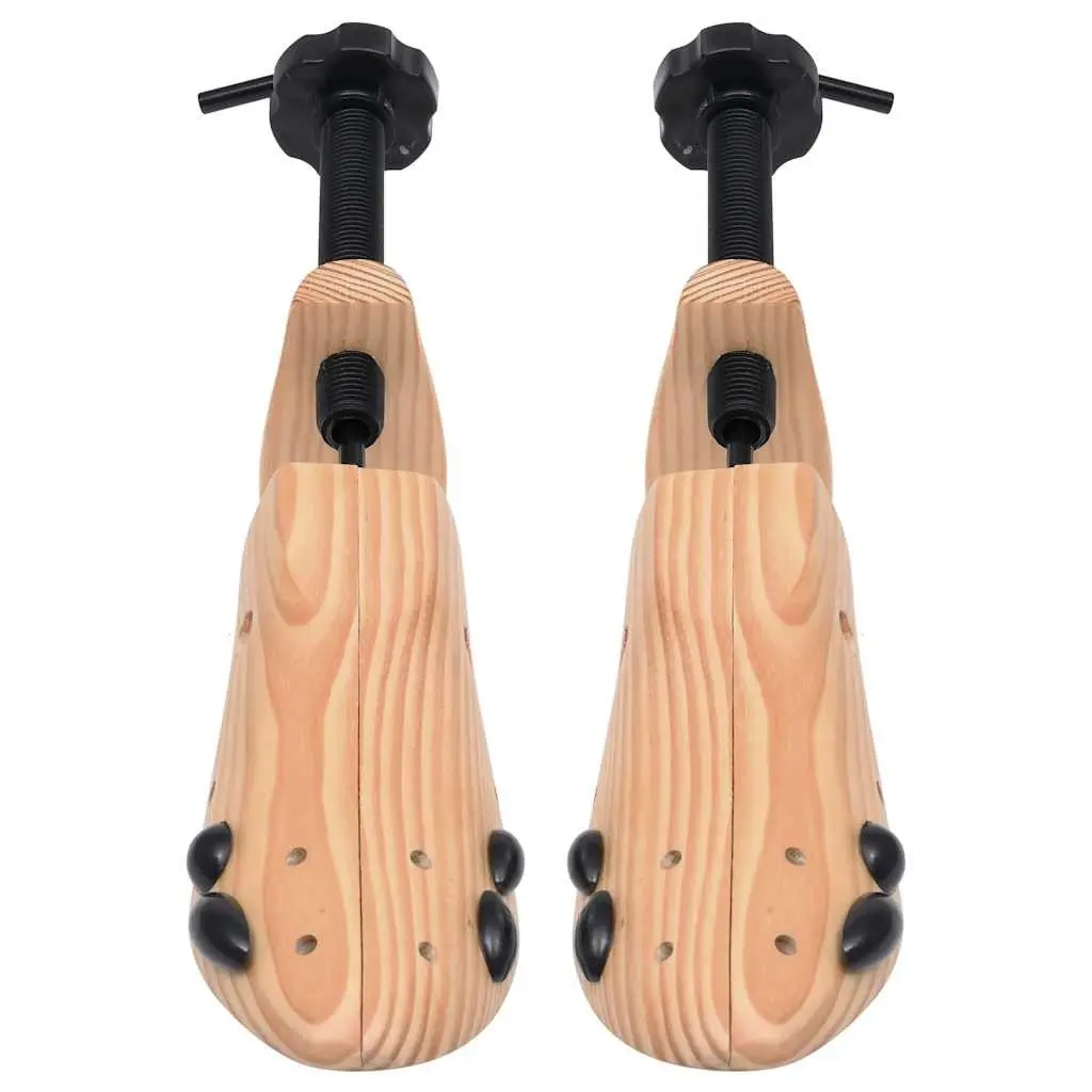 Wooden Shoe Trees Size 36-40 Moisture Absorbing Adjustable Length and Width