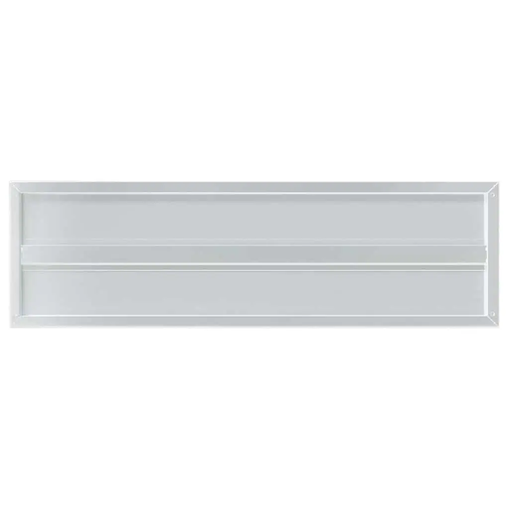 Wall Shelves 100x30 cm Silver Floating Storage Shelving 2 Piece