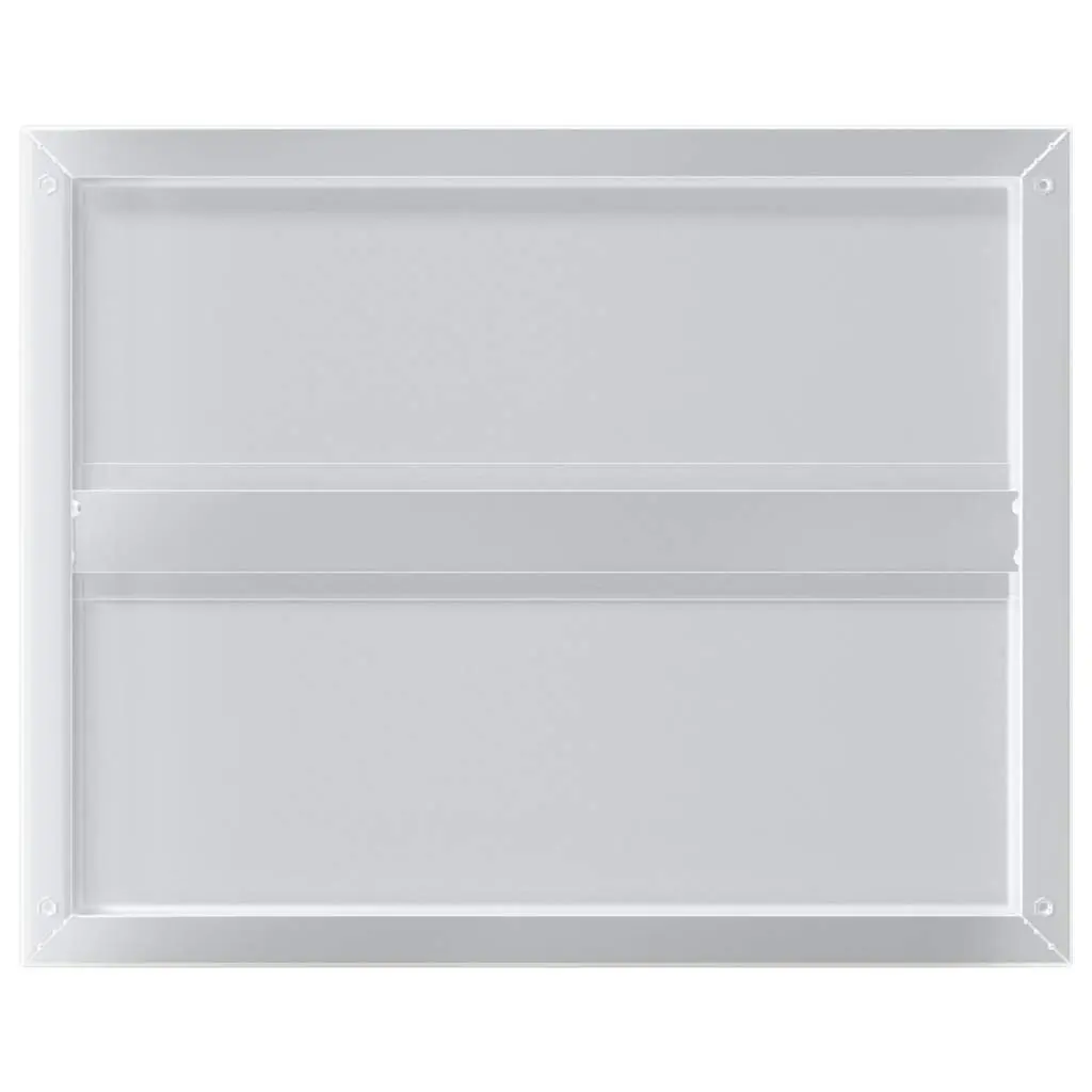 Wall Shelves 50x40 cm Silver Stainless Steel Floating Shelving Storage 2 Piece