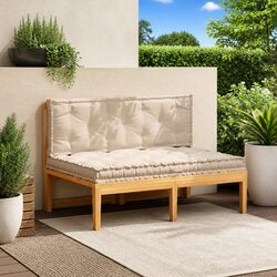 Enhance Your Outdoors with Beige Cotton Pallet Cushions