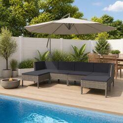 Elevate Your Outdoor Space with 6 Piece Lounge Set