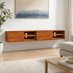 Enhance Your Living Room with This 180cm Teak TV Cabinet