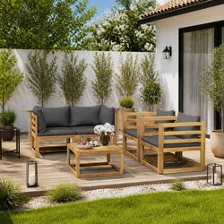 Enhance Your Outdoor Space with a 5 Piece Lounge Set