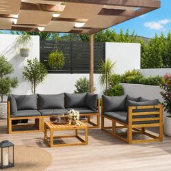 Outdoor 6-Piece Garden Lounge Set Enhancing Your Space