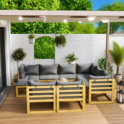 Transform Your Outdoor Space with a 10-Piece Lounge Set