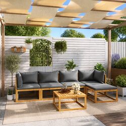Enhance Your Outdoor Space with This 6-Piece Lounge Set