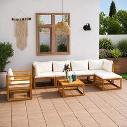 Transform Your Outdoor Space with 7 Piece Lounge Set