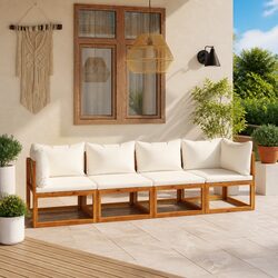 Enhance Your Outdoor Space with a Cream Garden Sofa
