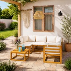 Elevate Your Outdoor Space with This 6-Piece Lounge Set