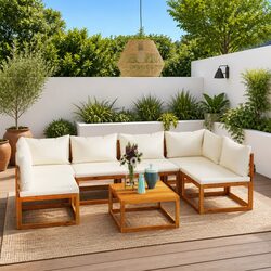 Transform Your Outdoor Space with a 7 Piece Lounge Set