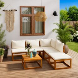 Enhance Your Outdoor Space with a 6 Piece Lounge Set