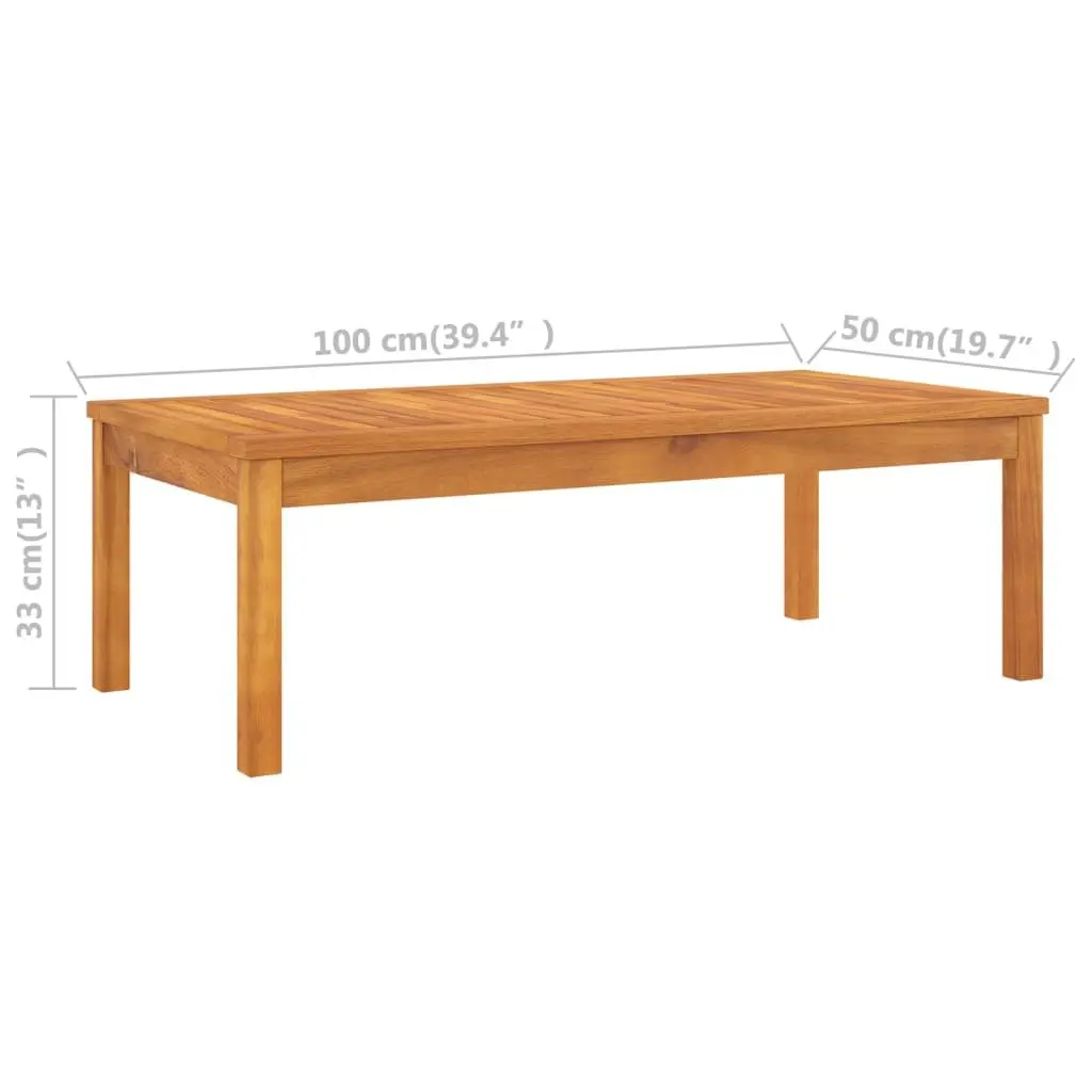 4 Piece Garden Lounge Set Outdoor Furniture Patio Sofa Coffee Table Cushions