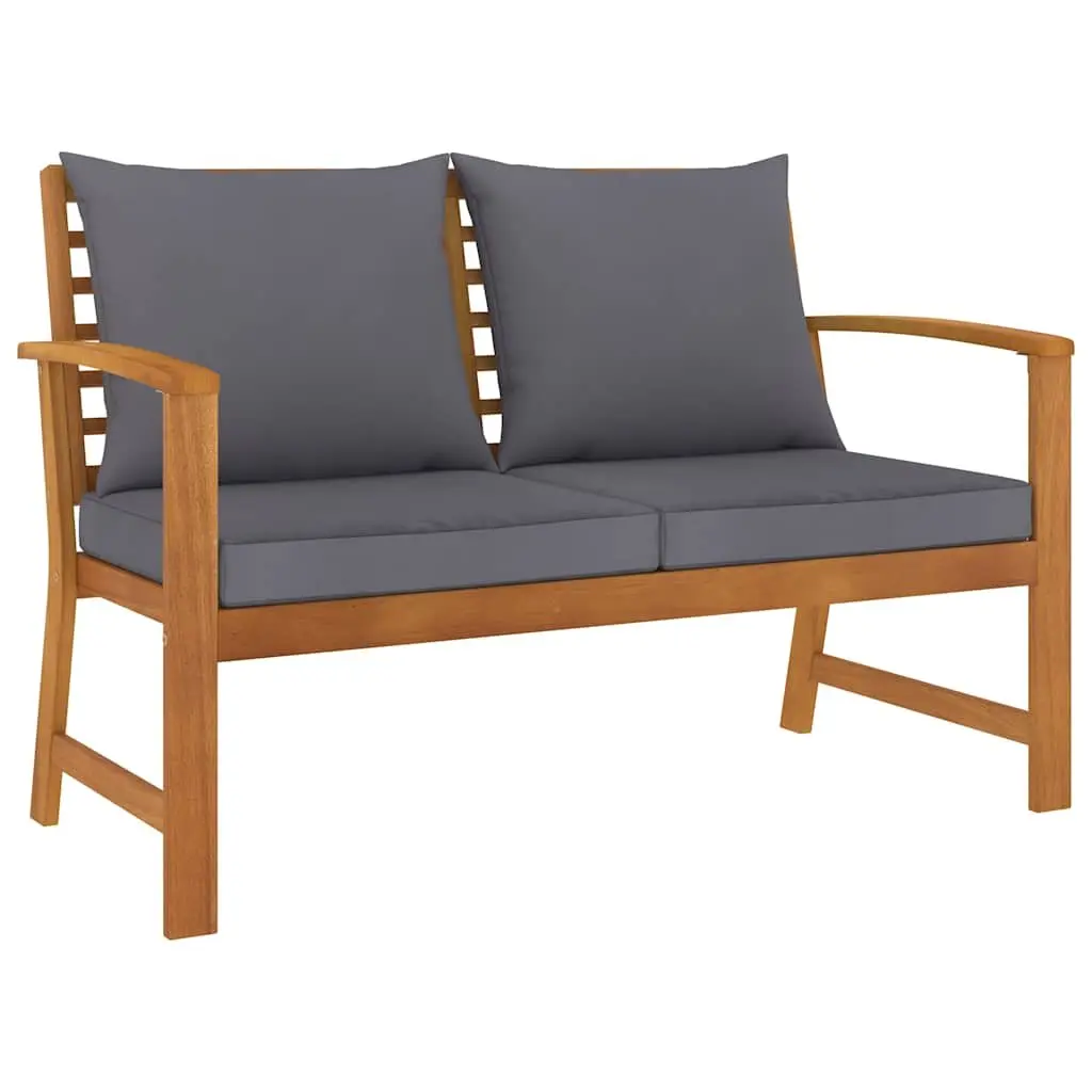 Garden Lounge Set 5 Piece Outdoor Furniture Solid Acacia Wood with Cushions