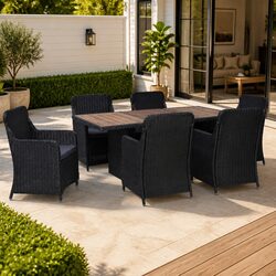 Stylish 7 Piece Dining Set for Your Outdoor Space