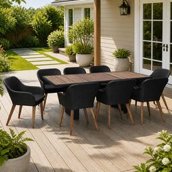 Elevate Your Outdoor Space with a 9 Piece Dining Set
