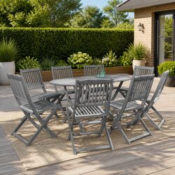Elevate Your Outdoor Space with 9 Piece Dining Set