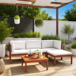 Elevate Your Outdoor Space with This 5 Piece Lounge Set