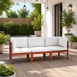 Enhance Your Outdoor Space with 3-Seater Garden Sofa
