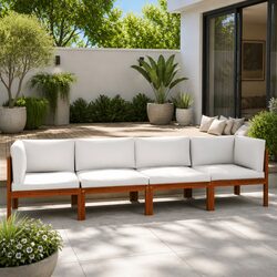 Enhance Your Outdoor Space with a 4-Seater Garden Sofa