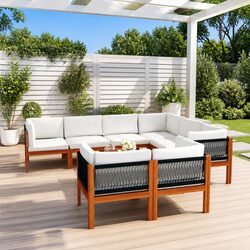 Enhance Your Outdoor Living with a 10 Piece Garden Lounge Set