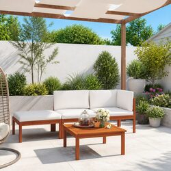 Elevate Your Outdoor Experience with a 4 Piece Lounge Set