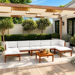 Transform Your Outdoor Space with 8 Piece Lounge Set