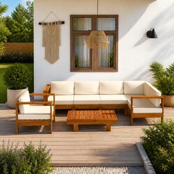 Enhance Your Outdoor Living with 7 Piece Lounge Set