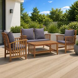 Enhance Your Outdoor Space with This Lounge Set