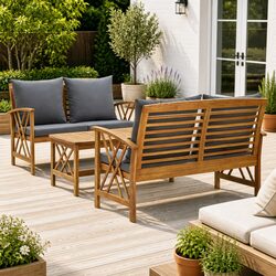 Enhance Your Outdoor Space with a 3 Piece Lounge Set