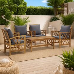 Elevate Your Outdoor Space with a 5-Piece Lounge Set